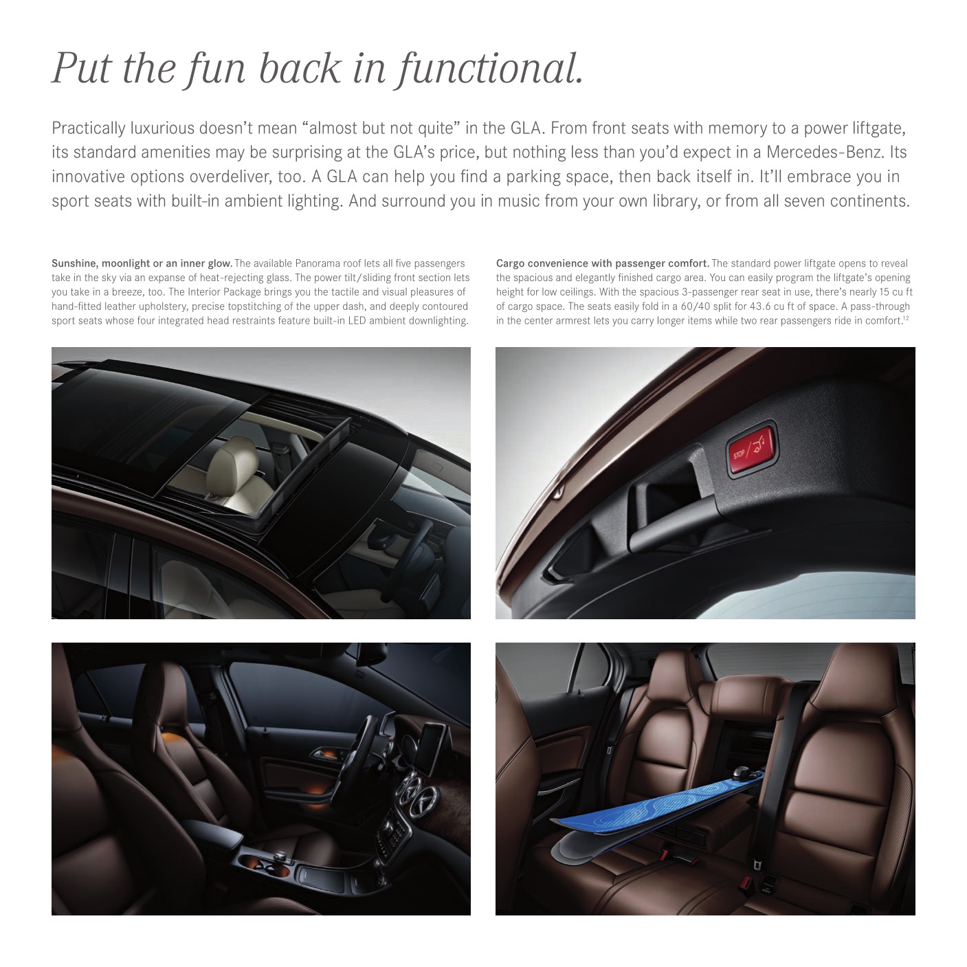 2015 Mercedes-Benz GLA-Class Brochure Page 21